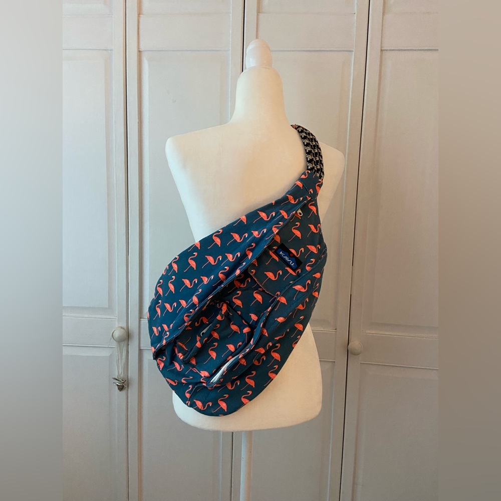 KAVU Rope Sling bag in Flamingo